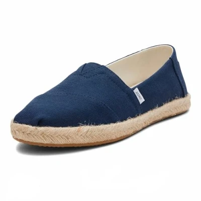 Image de TOMS ROPE Espadrilles, Femme, Taille: 38.5, Navy Coton