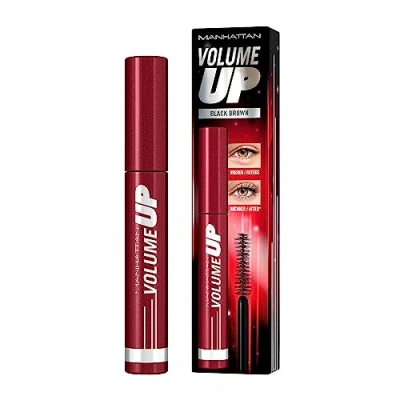Image de Manhattan Mascara Volume Up Black Brown Brun Foncé 8 ml