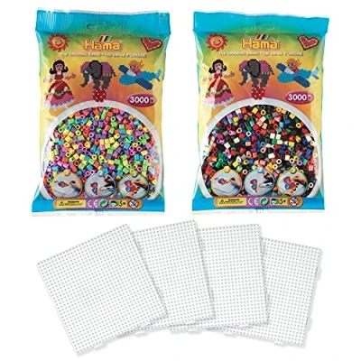 Image de Hama Assortiment Midi &quot;Basic&quot; Perles à Repasser Taille ø 5 mm Réf S242