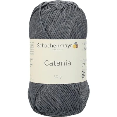 Image de Schachenmayr Catania, 50G Anthrazit Fils À Tricoter