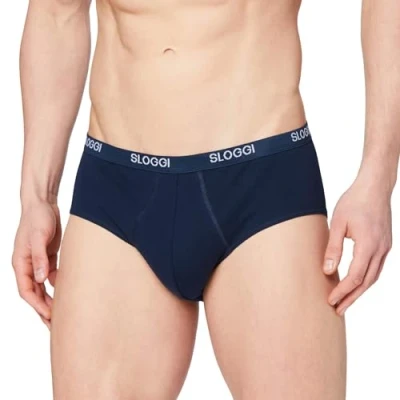 Image de Sloggi Homme Basic Midi Slip, Night Blue, 7 EU
