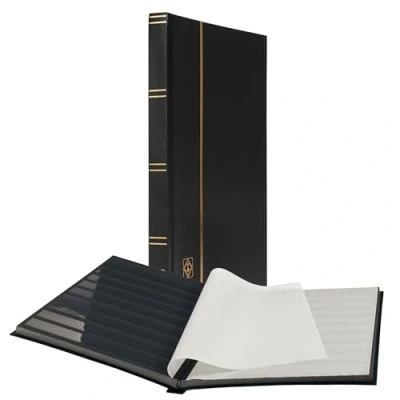 Image de Classeur Basic DIN A4, 32 pages noires, noir