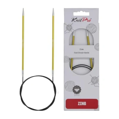 Image de KnitPro KP47127 Set de Goupilles Tricotage Circulaires Fixés Aluminium Vert 18,7 x 0,6 8,8 cm