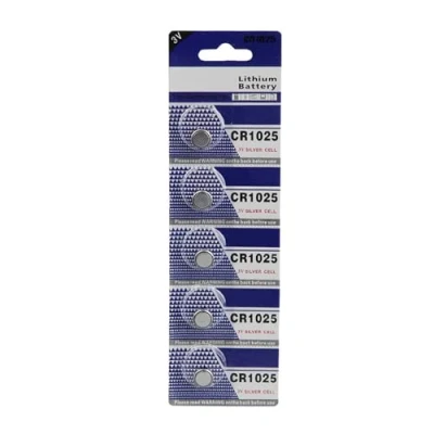 Image de CHAKAE Pack of 5PC/10PC CR1025 Button Cell Batteries 3V for Watches Calculators Key Remotes