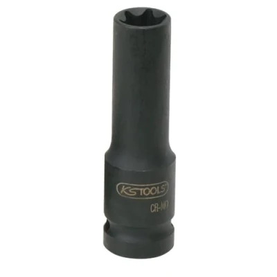 Image de KS TOOLS 515.1051 Douille à choc 75 E10 12,5 (1/2&quot;) Profilé en E, Torx extérieur