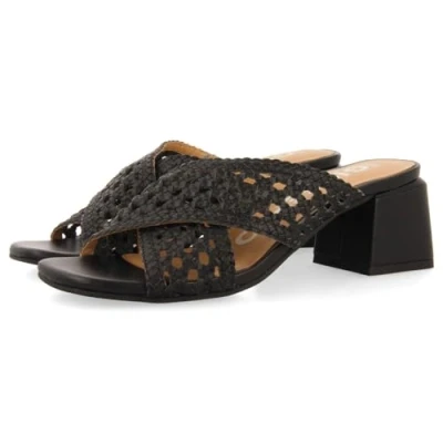 Image de Gioseppo CON PARA Clarcona Mules à talons, Femme, Taille: 36, Black Cuir
