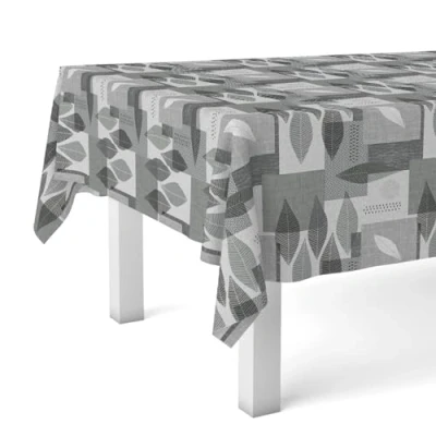Image de Martina Home Jalón Nappe en Toile Cirée Gris 100 x 140 cm