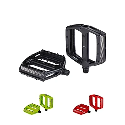 Image de BBB Coolride Bpd 36 vélo avec Broches de préhension Pédales VTT Plates Noires 9/16&quot; poignées Amovibles et Grande Plateforme en Aluminium, Taille Unique