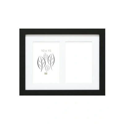 Image de Deknudt Frames S66KA2 Cadre Photo pour 2 Photos Vertical Noir 10 x 15 cm