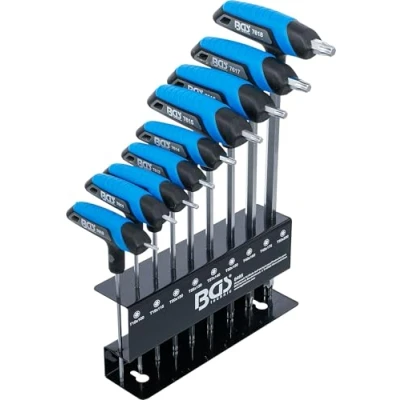 Image de BGS 8485 Jeu de clés à poignée en T Profil (pour Torx) T10 T50 9 pièces