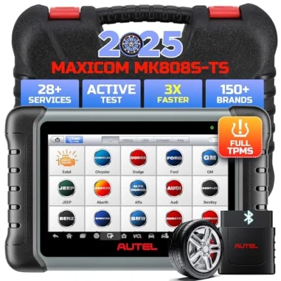 Image de Autel Maxicom Mk808 OBD2 Lecteur Outil de diagnostic voiture avec tous les systèmes et fonctions service y compris la réinitialisation d&#039;huile Epb BMS Sas DPF Tpms Relearn