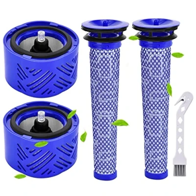 Image de Rebirthcare filtres de Rechange pour Aspirateur Dy.Son V6 Absolute, 2 Post HEPA et pré filtres, remplacez Les pièces 965661 01 966741