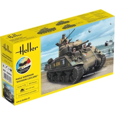 Image de Heller Maquette, 56894, m4a2 sherman division leclerc,1/72