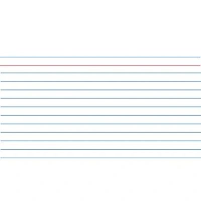 Image de Kangaro 100st Fiche Carte système ligné Bleu 170 x 235 mm