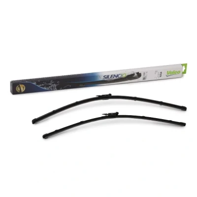 Image de Balai d&#039;essuie glace Valeo Silencio X.trm, Flat Blade Set 574676 avant Sans Cadre Top Lock FORD: C Max 2, Grand