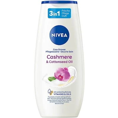 Image de NIVEA Douche de soin Cashmere et huile coton 250 ml