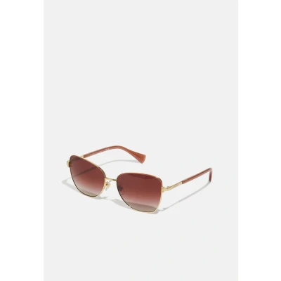 Image de Ralph Lauren Lunettes de soleil Shiny goldcoloured/brown, Femme, Taille: 58, gold/coloured/brown