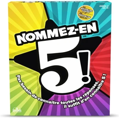 Image de Nommez En 5 Jeu de société A Partir 12 Ans Jouer Famille Ou Entre Amis Vous Trouver Réponses Seul Equipe 2 Joueurs