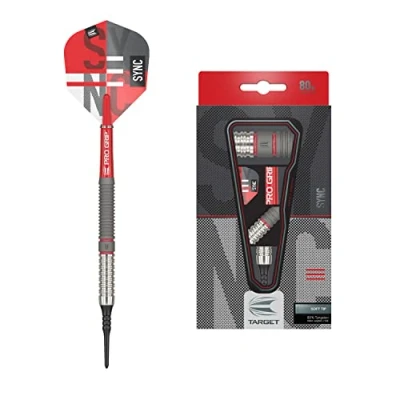 Image de Target Darts Sync 10 18G 90% Tungstène Souple Fléchettes à Pointe Set