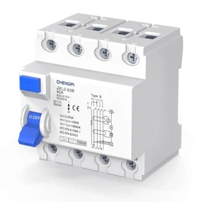 Image de CHENGPI Disjoncteur Différentiel, Interrupteur Différentiel Type B, 40A, 300mA, 4P