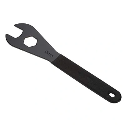 Image de Phisscii Clé à cône, cône en Acier au Carbone Multifonction Durable, Outil de réparation vélo (18mm)