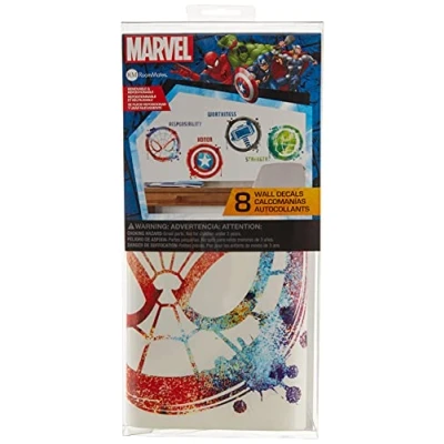 Image de Stickers Repositionnables Marvel Icons, Rouge, Vert, Bleu.