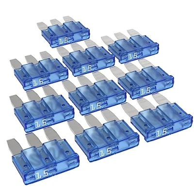 Image de AUPROTEC Micro 3 Fusibles à lame MikrOTO III 5A 15A fusible enfichable d&#039;automobile choix : ampère bleu, 10 pcs