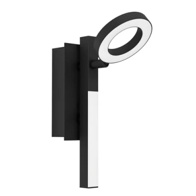 Image de EGLO Spot pour plafond LED Cardillio 2 noir avec un anneau
