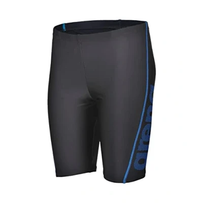 Image de Arena Jammers de Piscine et Plage pour Garçons Junior Logo R, Séchage Rapide, Tissu MaxFit Eco Résistant au Chlore Sel, Protection UV UPF 50+, avec Doublure Frontale