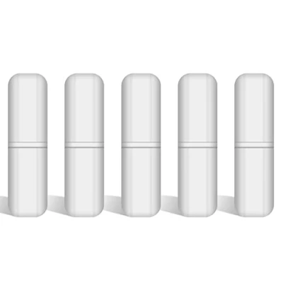 Image de stonylab Barre Agitateur Magnétique, Set di 5 Agitazione Magnetiche da 30 mm Rivestite in PTFE Bianche per Agitatori Barra Piastra Laboratorio, PK