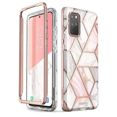 Image de i Blason Cosmo Series Coque pour Samsung Galaxy S20+ Plus 5G (Version 2020), de Protection élégante à Paillettes sans Protecteur d&#039;écran intégré (marbre) 6,7&quot;