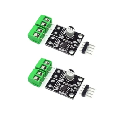 Image de DRV8871 Lot de 2 modules pilote 1,5 A canaux H pont DC moteur transmission compatible avec imprimante 3D Arduino 3,6 PWM fonction protection intégrée