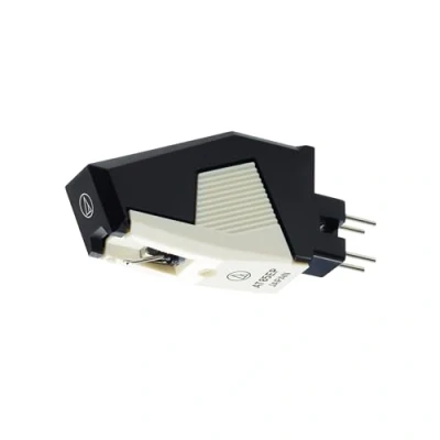 Image de Audio Technica AT85EP Replacement Cartridge P mount Elliptical Stylus (Black/White)