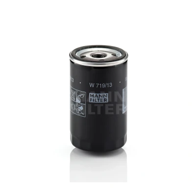 Image de MANN FILTER W 719/13 Filtre à huile 3/4 16 UNF avec deux clapets de non retour vissé MERCEDES BENZ: Classe S Berline, W124 Coupe, Berline