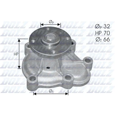 Image de DOLZ O130 Pompe à eau OPEL: Corsa B 3/5 portes, A TR, CC
