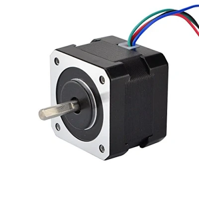 Image de STEPPERONLINE Nema 17 Moteur pas a Bipolaire 1.8deg 26Ncm 0.4A 12V 42x34mm 4 Fils pour Imprimante 3D, Machine CNC