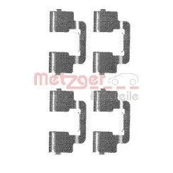 Image de METZGER 109 1733 Kit d&#039;accessoires, plaquette de frein à disque FIAT: Scudo II Van, II, CITROËN: Jumpy MPV