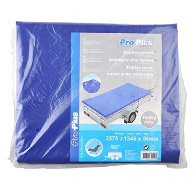 Image de ProPlus Bâche Plate pour remorque avec Sangle en Caoutchouc 2575 x 1345 50 mm