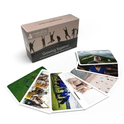 Image de metaFox Coaching Cartes Images Fusionner de Conversation pour briser la Glace en Atelier et Le Team Building Motivation développement d&#039;équipe