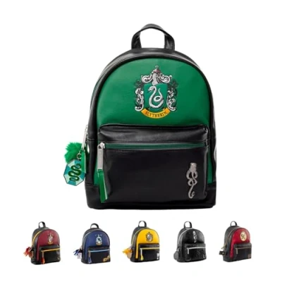 Image de Sac à dos tendance Harry Potter (SLYTHERIN), Vert, Taille unique, Décontracté