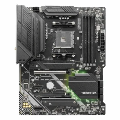 Image de MSI MAG B550 Tomahawk Max WiFi Carte mère, ATX pour Processeurs AMD Ryzen 5000, AM4 DDR4 Memory Boost 5100+ MHz/OC, 1 x PCIe 4.0 x16, M.2 Gen4, Gen3, Wi FI 6E