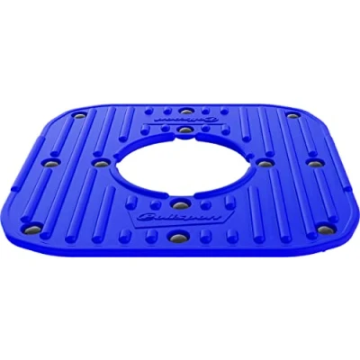 Image de Polisport 8985900002 Couvercle supérieur en Caoutchouc antidérapant de Remplacement avec Clips Fixation pour Le chevalet Plastique Conception Couleur Bleu