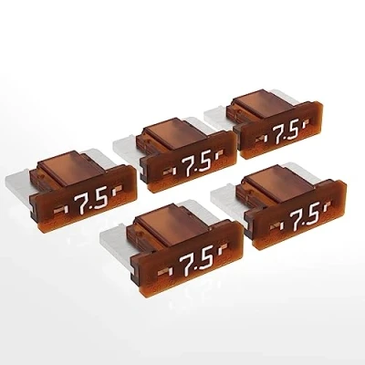 Image de AUPROTEC Mini LP Fusibles à lame 2A 30A fusible enfichable d&#039;automobile choix : 7,5A ampère brun, 5 pcs