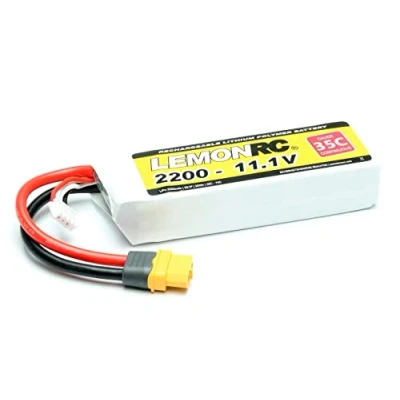Image de Batterie LiPo LemonRC 11.1V 2200mAh 3S 35C Softcase XT60