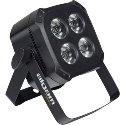 Image de Algam Lighting MINIPAR 46 QUAD Mini Par LED 4 X 6W RGBW, télécommande, IP20