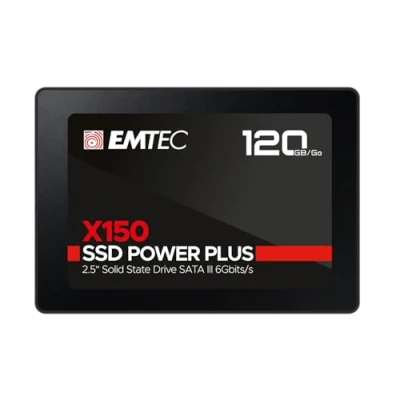 Image de Emtec ECSSD120GX150 Disque SSDInterne 2.5&#039;&#039; SATA Collection X150 Power Plus 3D NAND 120 GB