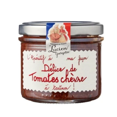 Image de Délice de tomate chèvre Lucien Georgelin le bocal 100g