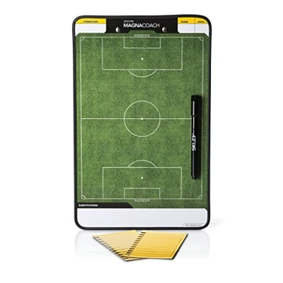 Image de SKLZ Tableau Blanc Magnétique Double Face Football Blanc, 8,5&quot; X 13&quot;