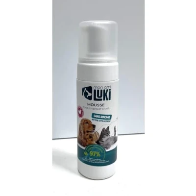 Image de Mousse sans rinçage pour chiens et chats Mon Ami Luki 150ml Mixte chien chat 150 ml