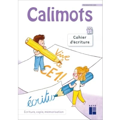 Image de Calimots CE1 Cahier d&#039;écriture Programmes 2025